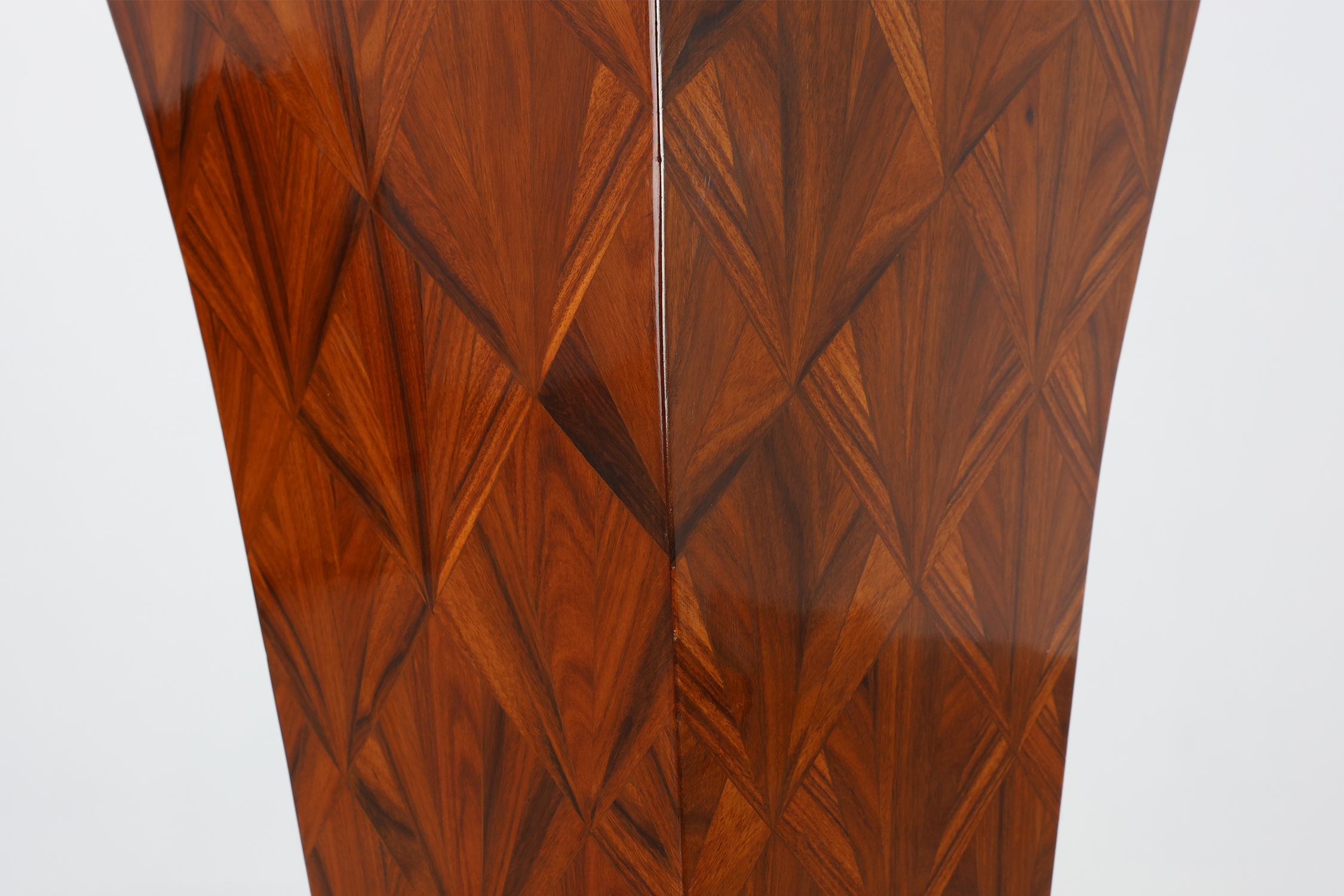 Large Art Deco Console in Wood Marquetry, France ca. 1920 thumbnail